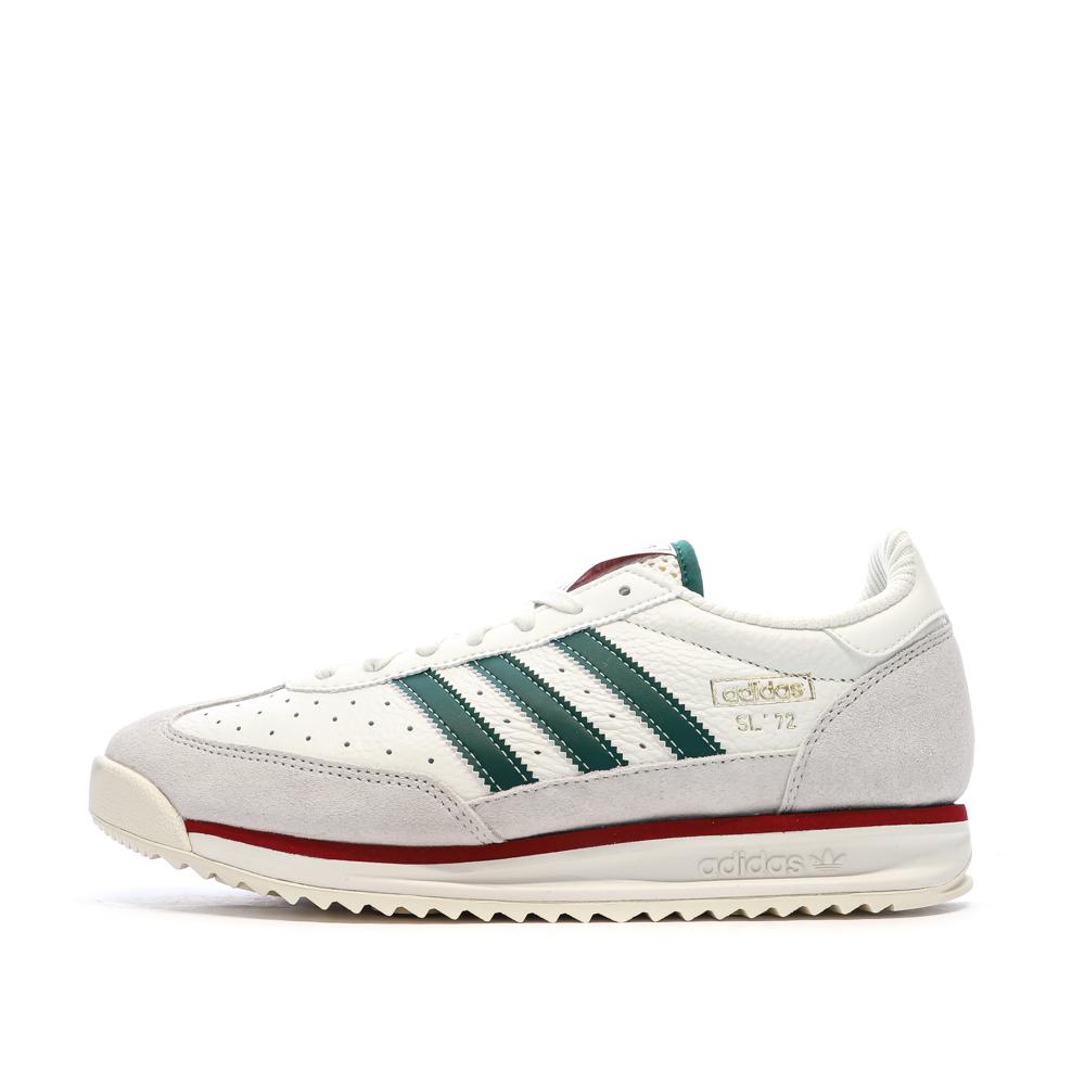 Zapatillas verdes/blancas/burdeos para hombre Adidas SL 72 barato