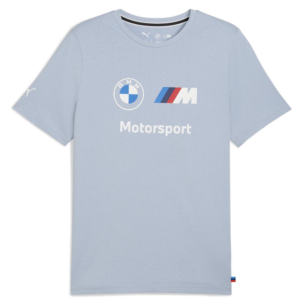 T-Shirt Bleu Homme Puma Bmw Mms Logo pas cher