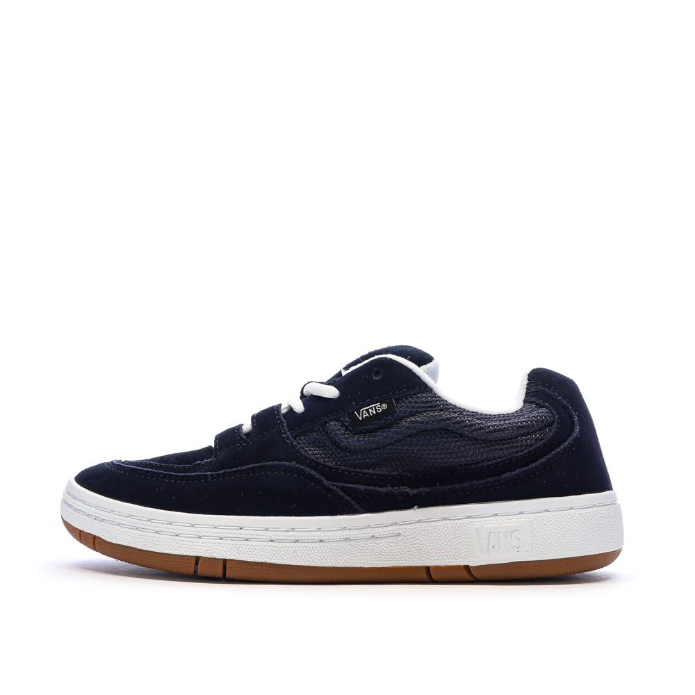 Zapatillas deportivas azul marino/blancas para hombre Vans Speed barato