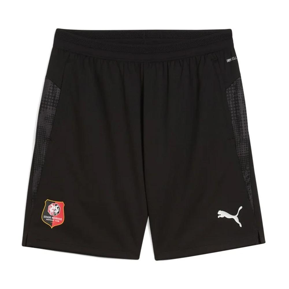 Puma Pantalón corto negro para hombre del Stade Rennais barato