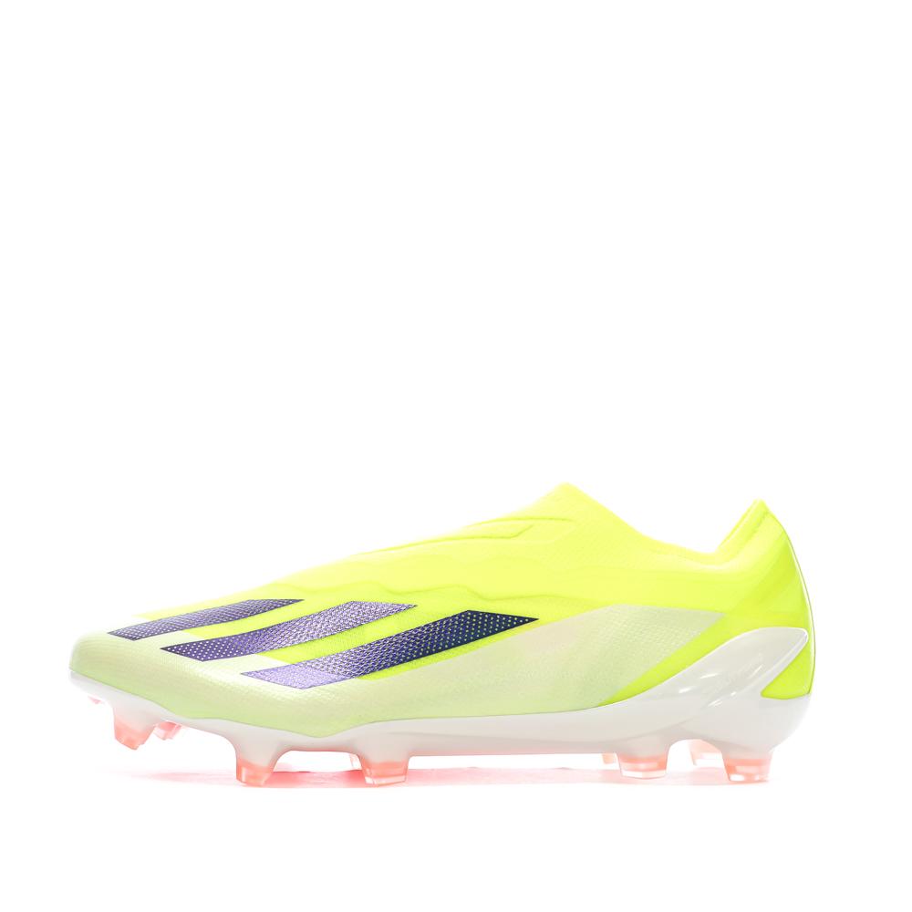 Chaussures de Foot Jaunes Adidas X Crazyfast Elite Ll FG pas cher
