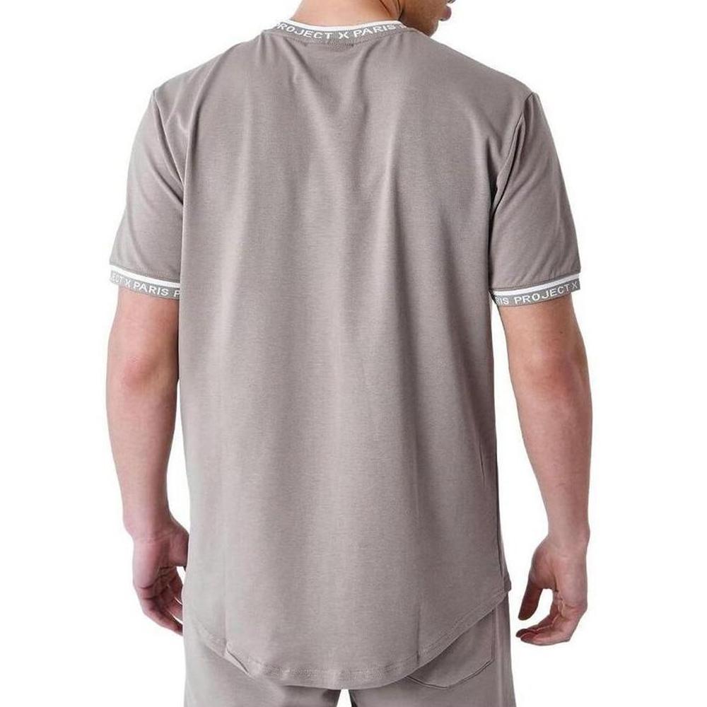 Grau/Weißes Herren-T-Shirt Project X Paris 2511114 Ansicht 2