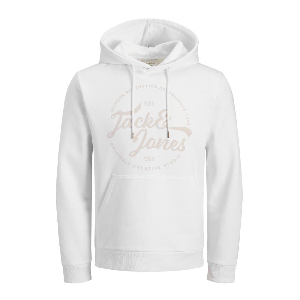 Sudadera blanca para hombre Jack & Jones Jordean barato