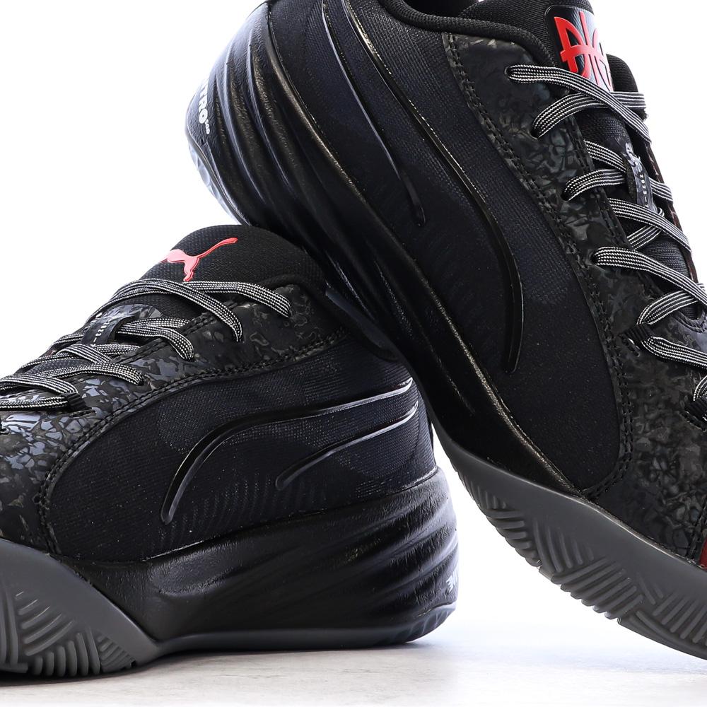 Men's Basketball Sneakers Black/Red Puma All Pro Nitro Photo of the Espace des Marques %store% store - view of %key%