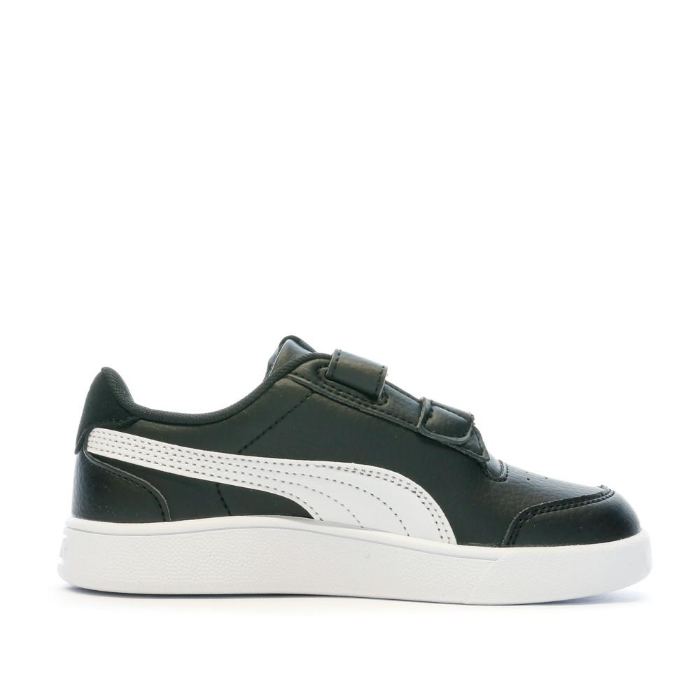 Schwarze Sneakers mit Klettverschluss Jungen Puma Shuffle Ansicht 2