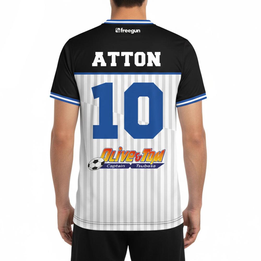 Mikrofaser-T-Shirt Schwarz/Grau Männer Freegun Atton Ansicht 2