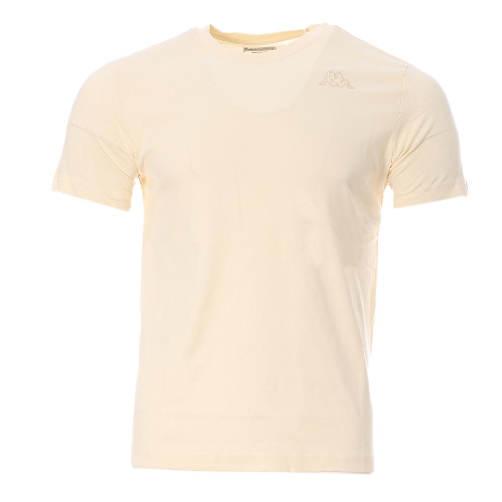 Men's Ecru T-shirt Kappa Cafers affordable