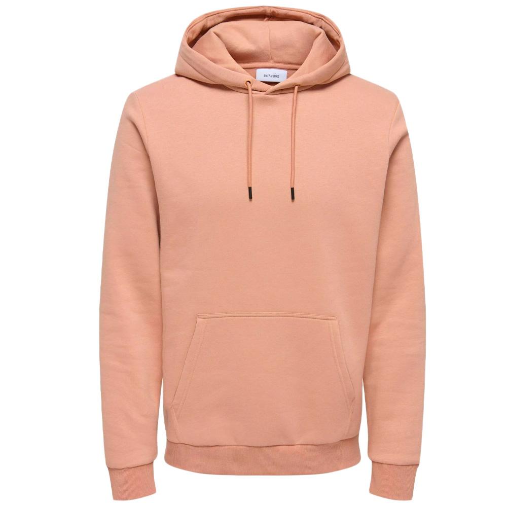 Herren Only &amp; Sons Ceres Koralle Kapuzenpullover 22018685 Ansicht 3