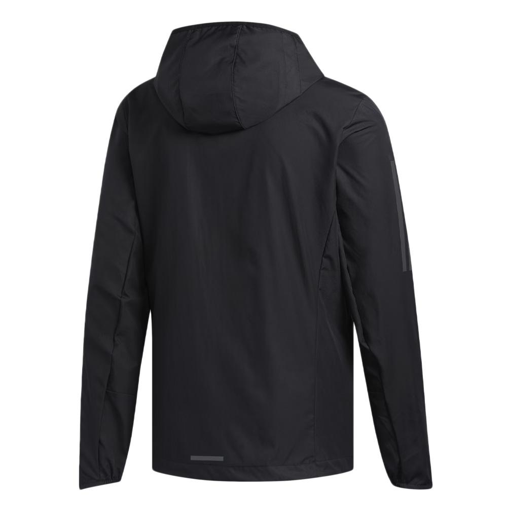 Veste Noire Homme Adidas Own The Run vue 2