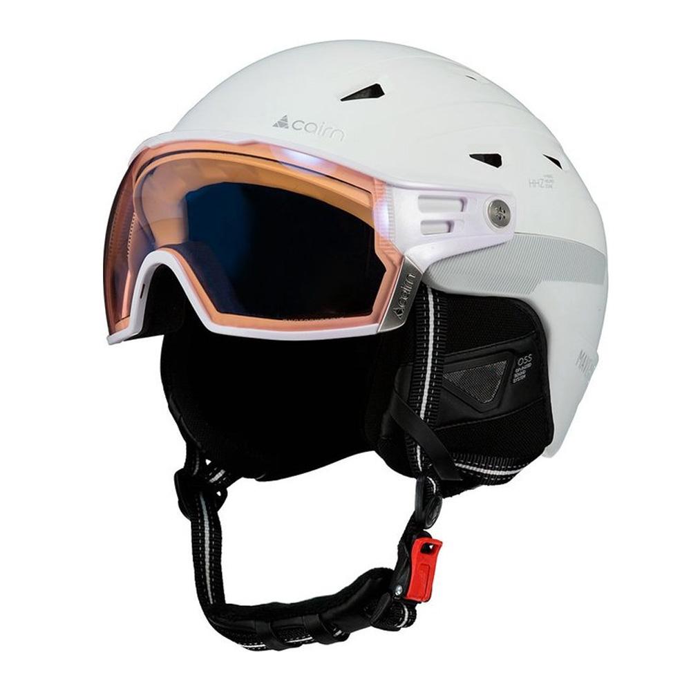 Casco de esquí con visera blanco unisex de Cairn barato