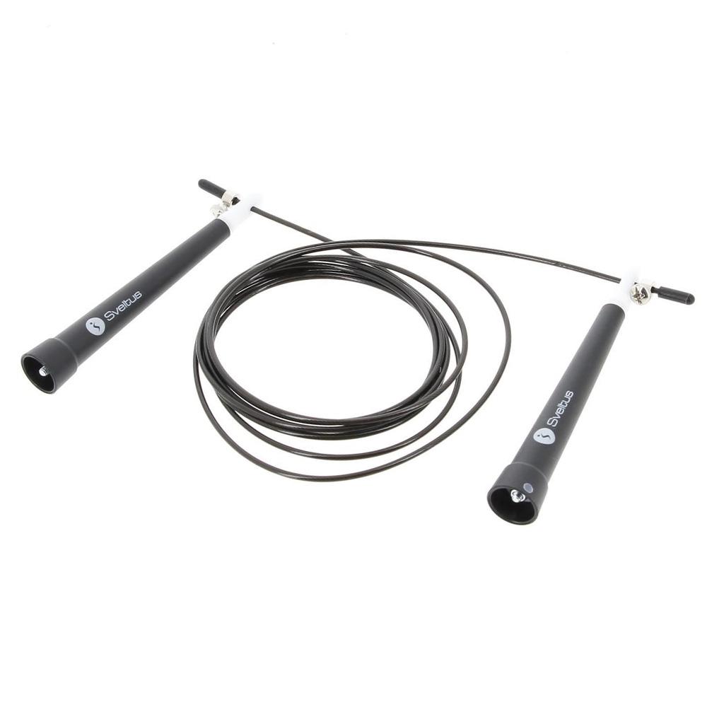 Sveltus Speed Adjustable Skipping Rope – Black affordable