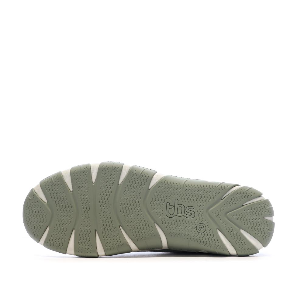Baskets Verte Femme TBS Cruiser Python vue 5