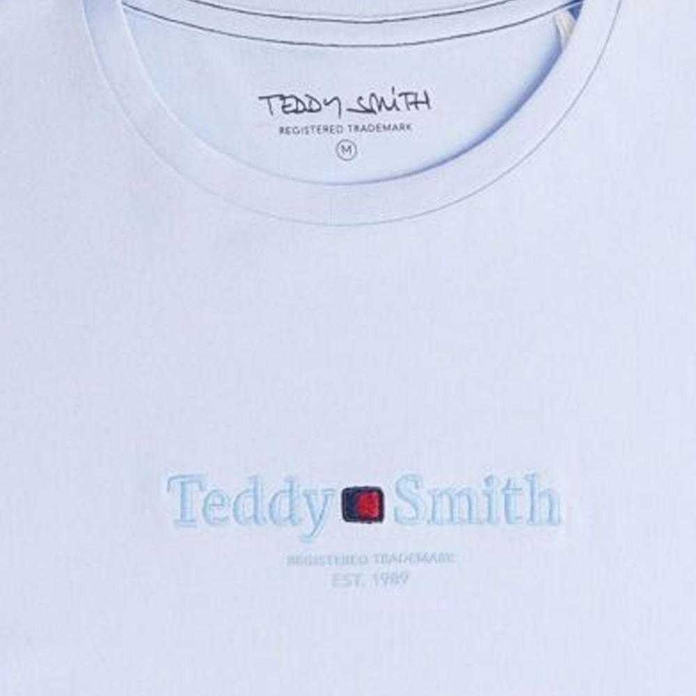 Camiseta azul claro para hombre Teddy Smith Tjim ver 2
