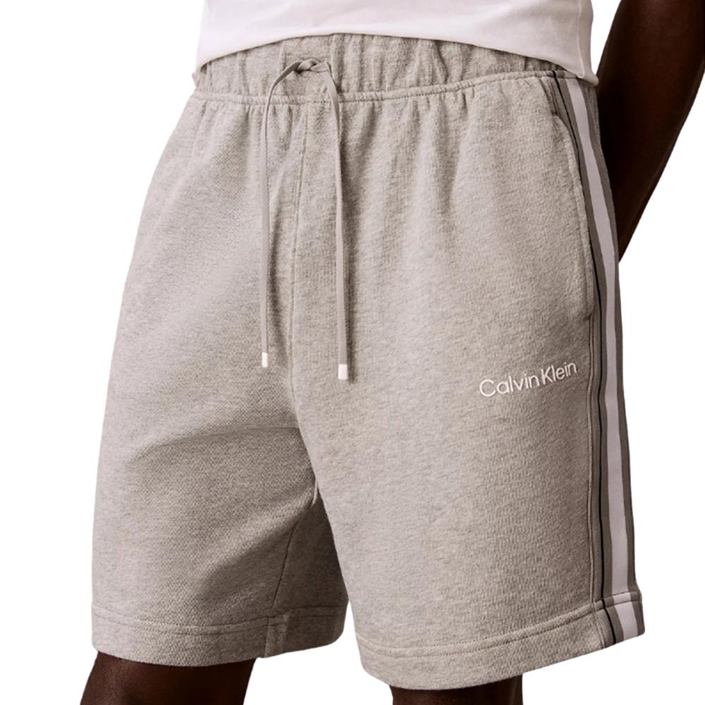 Men’s Grey Shorts, Calvin Klein Jeans Logo Tape Terry affordable
