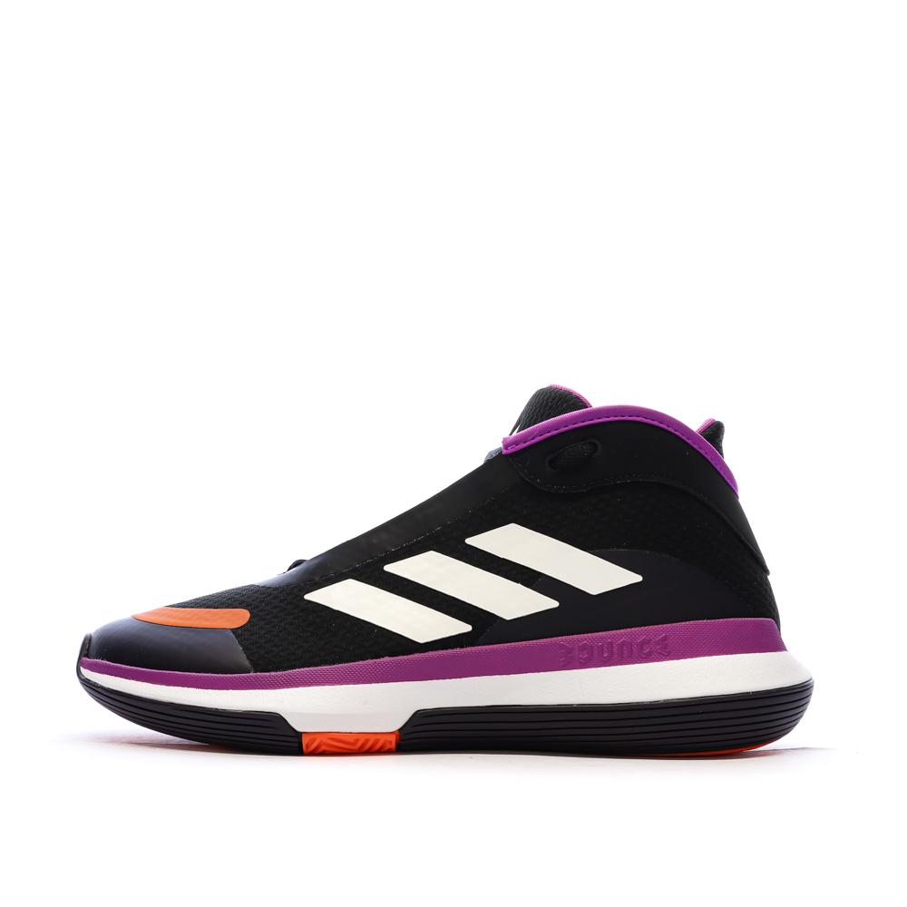 Zapatillas de baloncesto Adidas Bounce Negro/Morado, Hombre barato