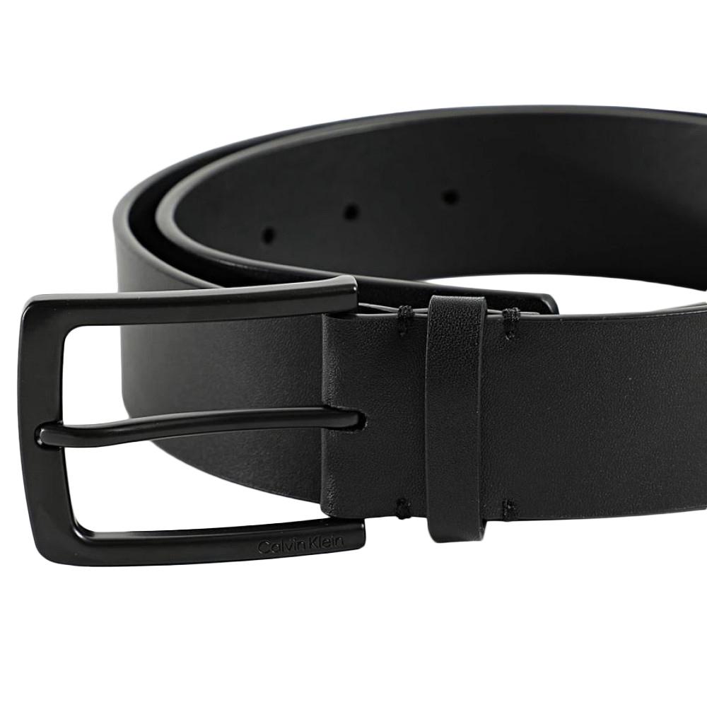 Calvin Klein Jeans Men's Casual Black Belt with Pin Photo of the Espace des Marques %store% store - view of %key%