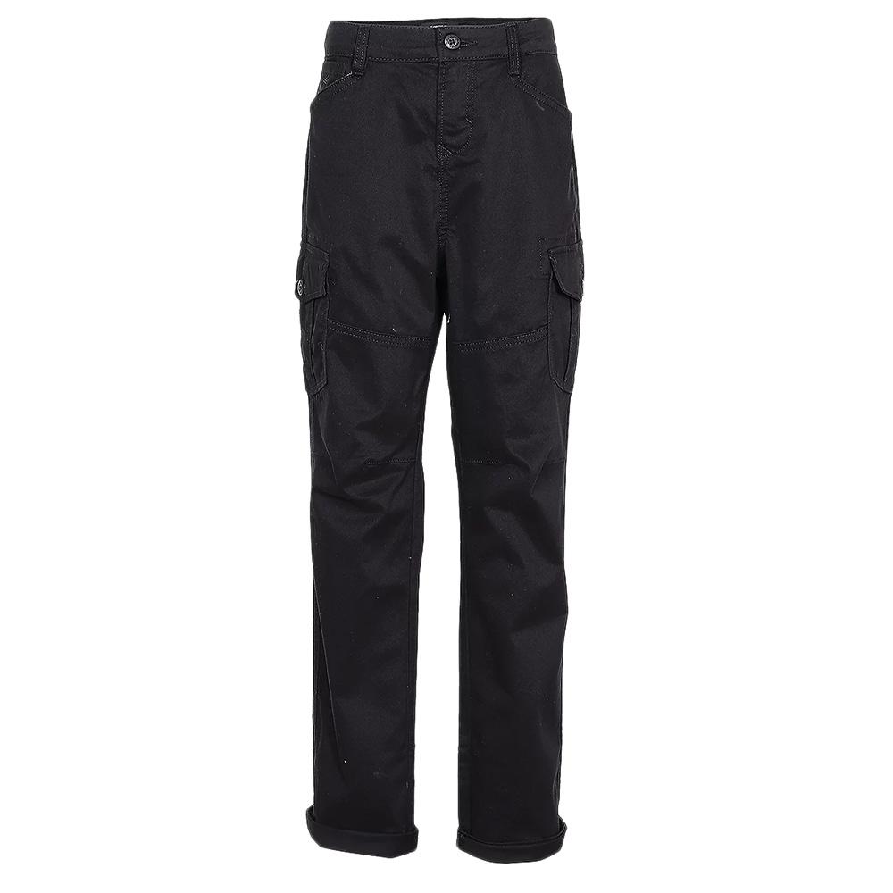 Schwarze Jungen Kaporal GALYS Fliessende Hose günstig