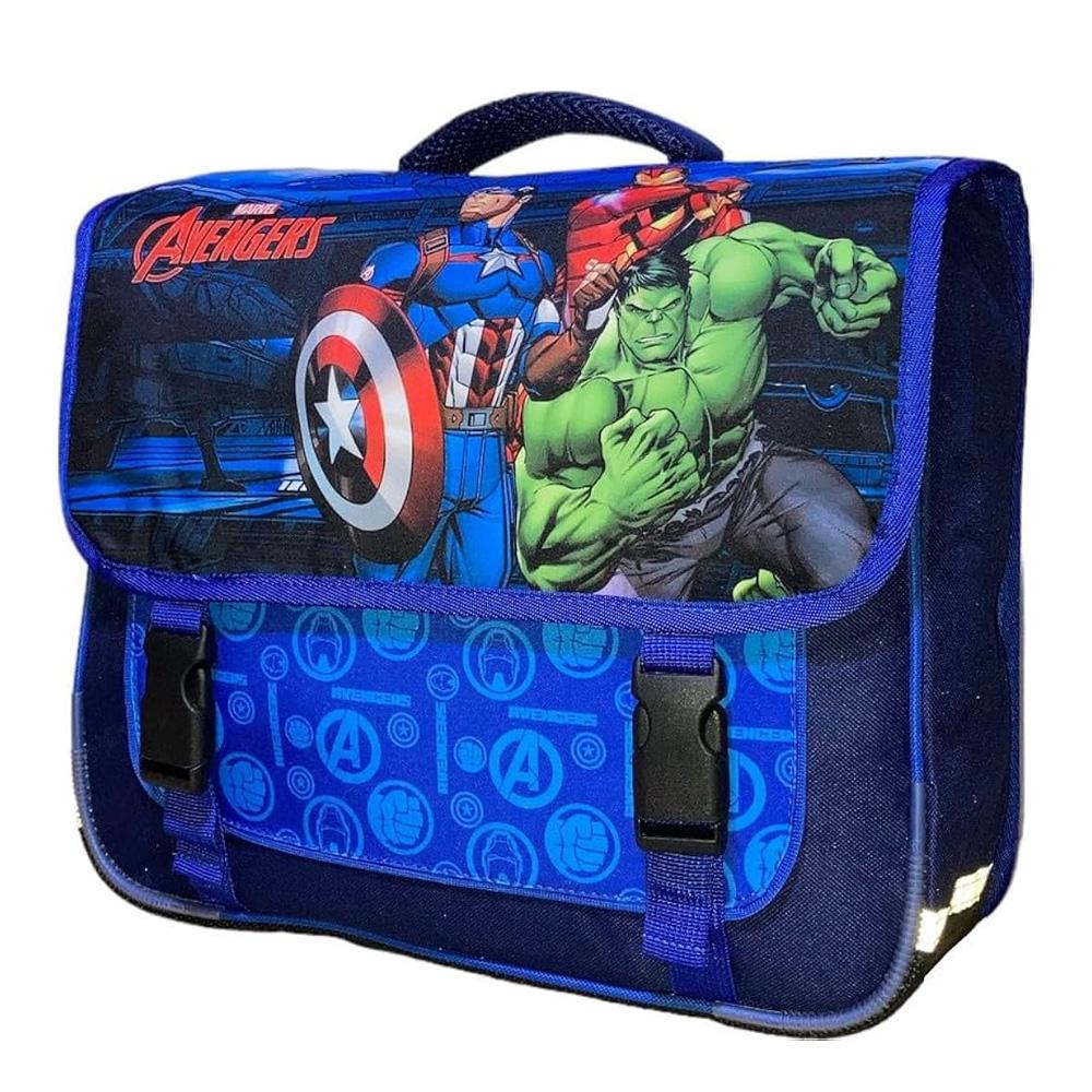 Mochila azul para niño de Los Vengadores barato