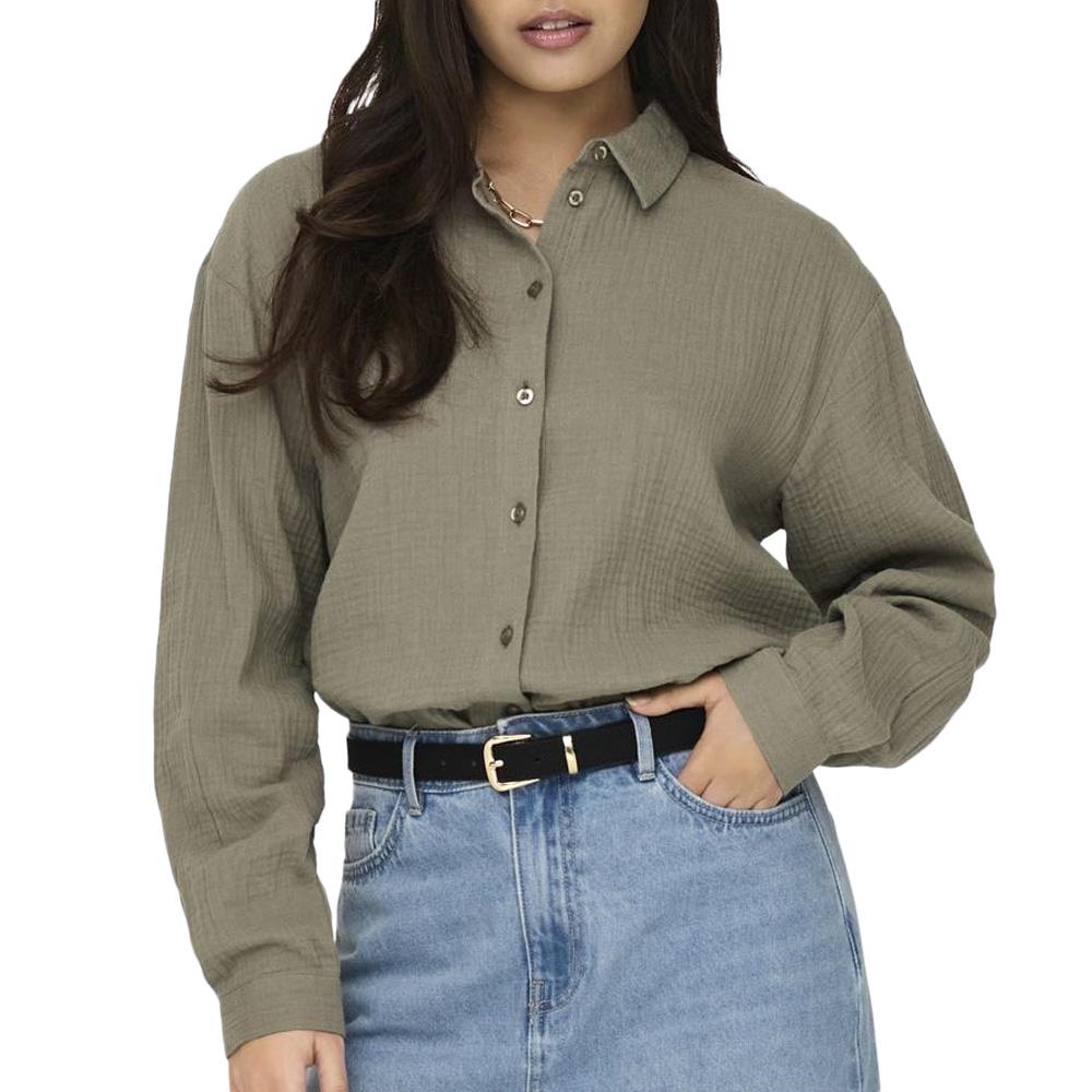 Chemise Marron Femme JDY Theis 15271018 pas cher