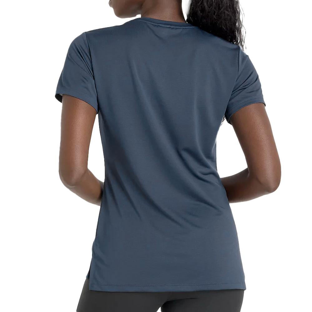 Graues Damen-Sport-T-Shirt New Balance Sport Sleeve Ansicht 2