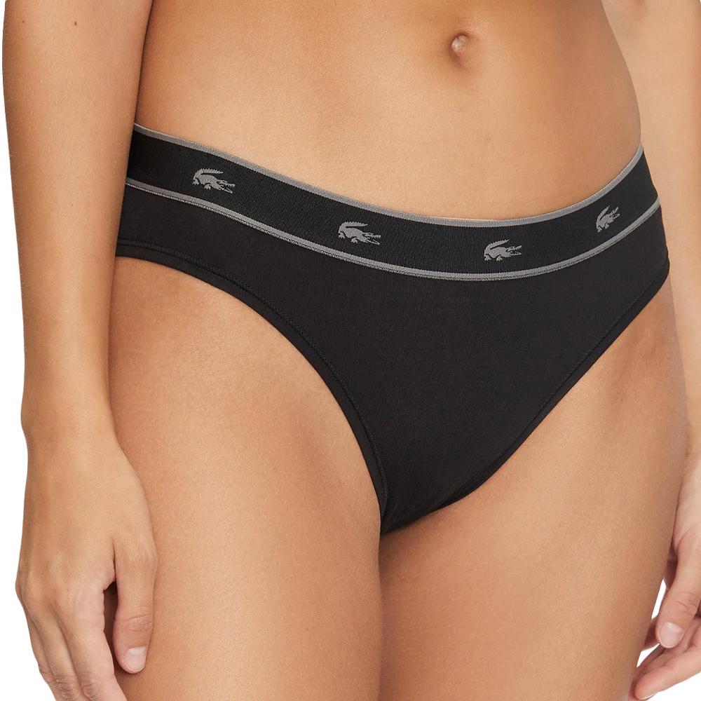 X1 Slip Schwarz Lacoste Stripe günstig
