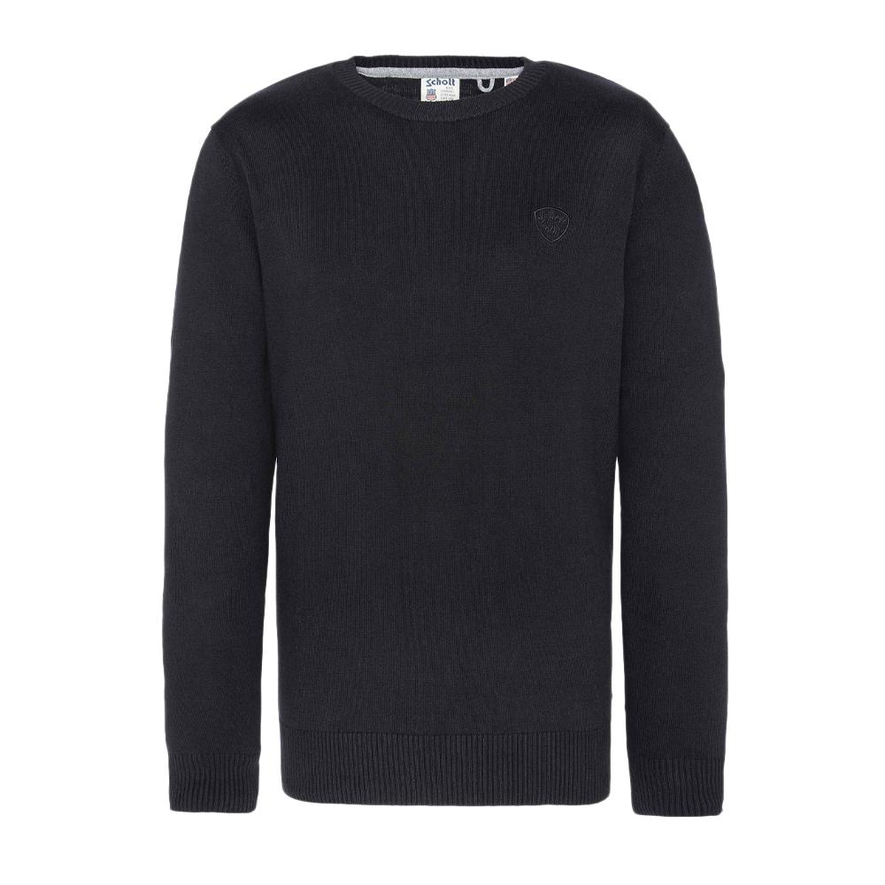 Pullover Schwarz Mann Schott PLB100 günstig