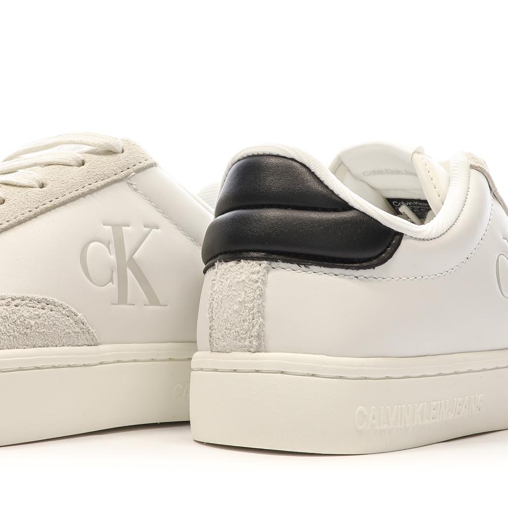 Baskets Blanches/Noires Femme Calvin Klein Jeans Classic Cupsole vue 7
