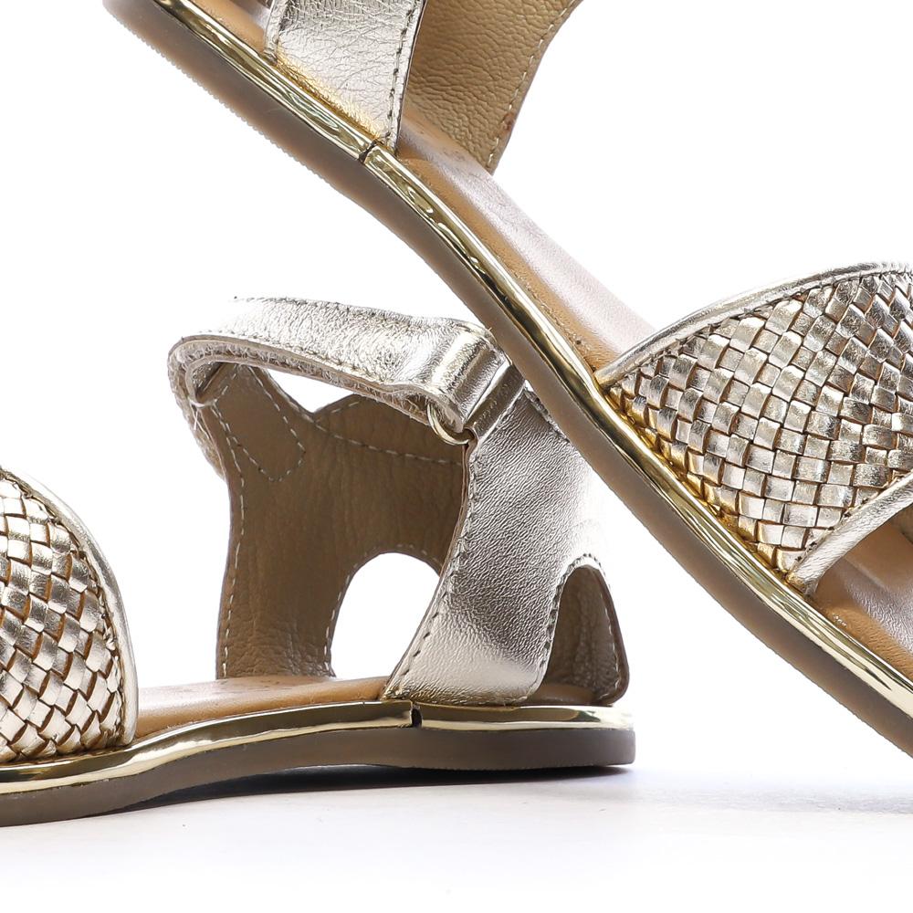 Sandalen Gold Mädchen Mod8 Mo Paolo Ansicht 7