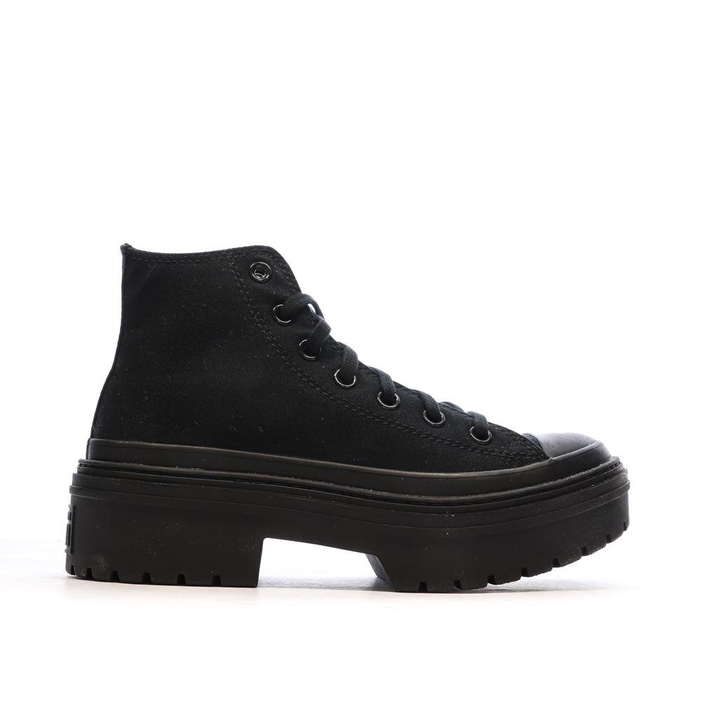 Converse All Star Lugged Zapatillas deportivas negras para mujer ver 2