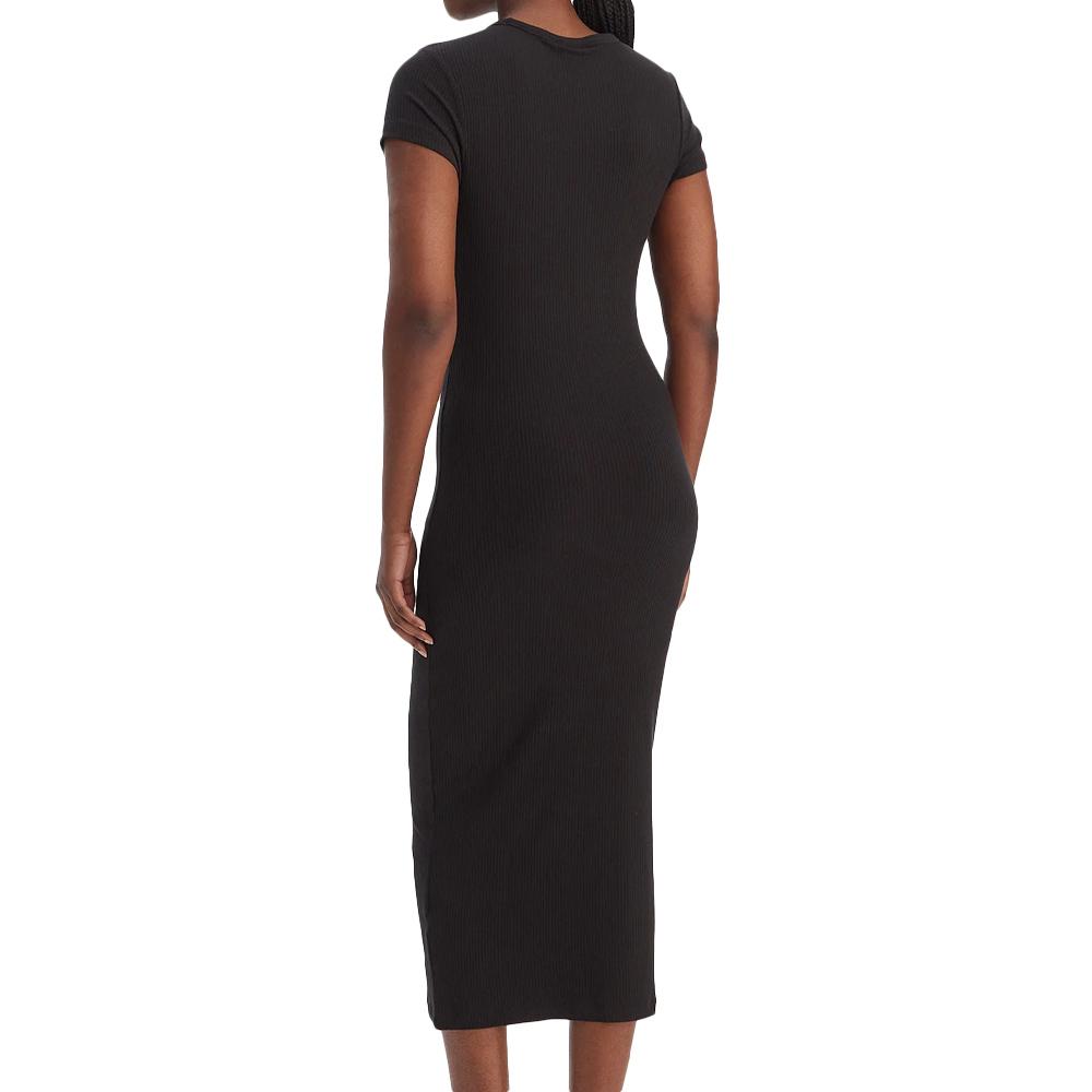 Robe Noire Femme Tommy Hilfiger Tjw Script vue 2