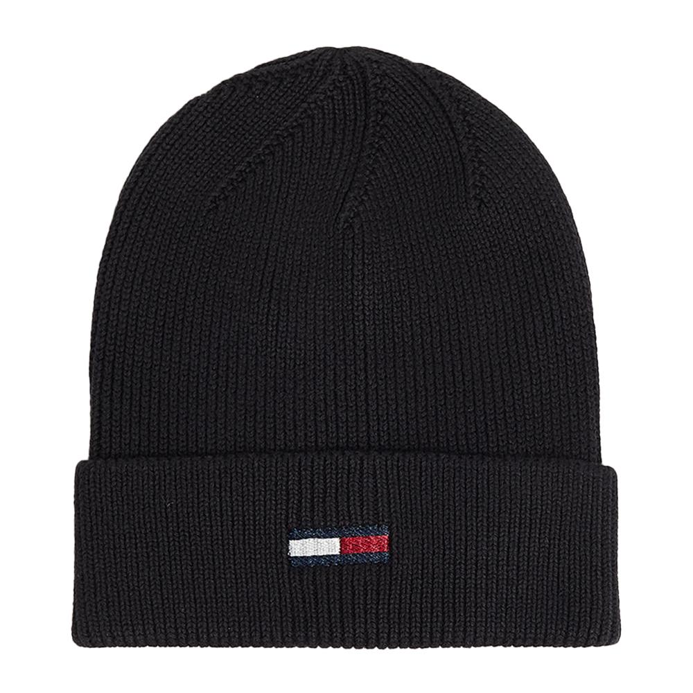 Schwarze Mütze Femme Tommy Hilfiger Elongated günstig