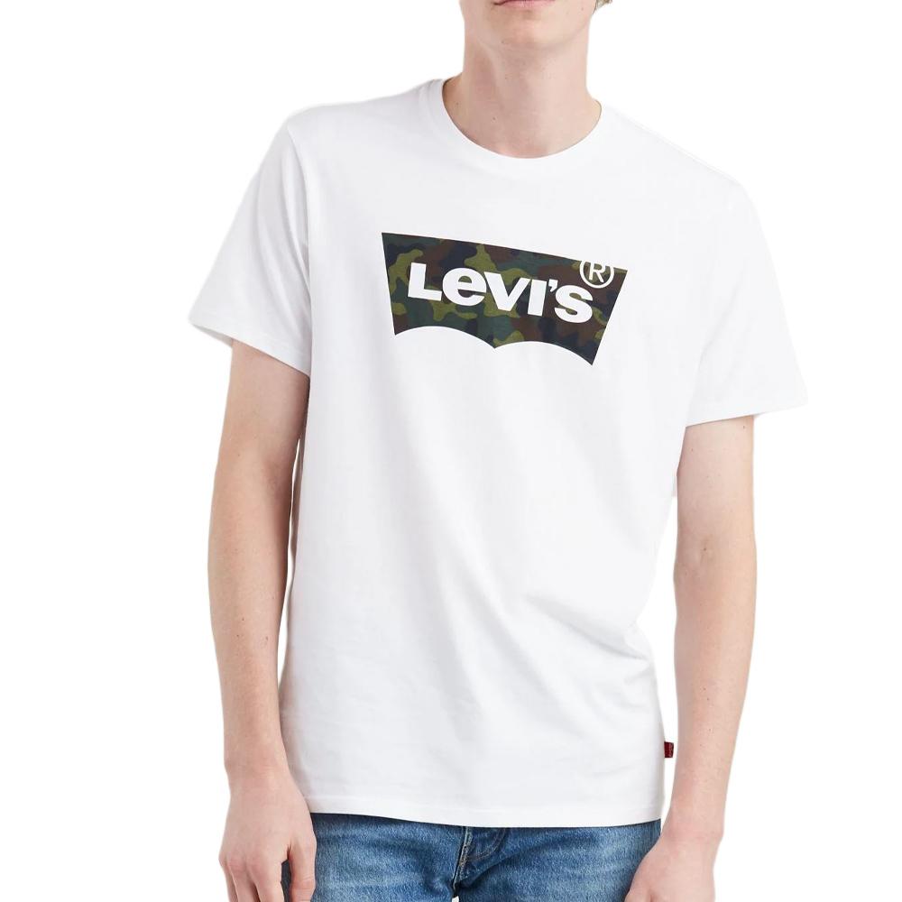 Men's White T-Shirt Levi's Housemark affordable