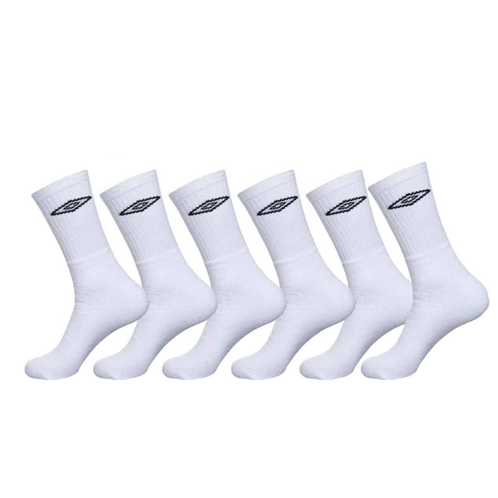 x6 Paar Umbro Tennis Socken Weiß Herren günstig