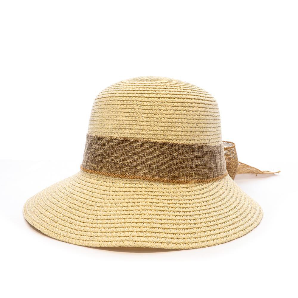 Via Lorenzo Pan Natural-Cut Beige Hats affordable