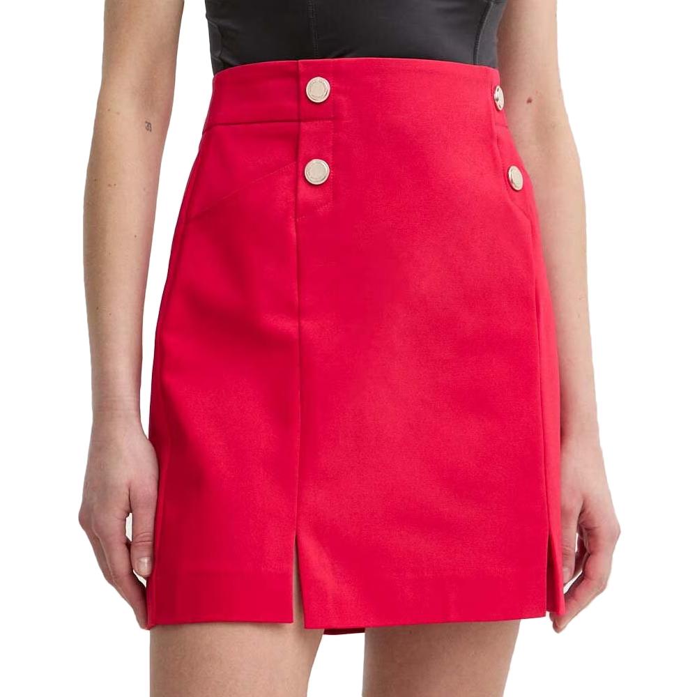 Women's Bright Red Skirt Morgan JEON affordable