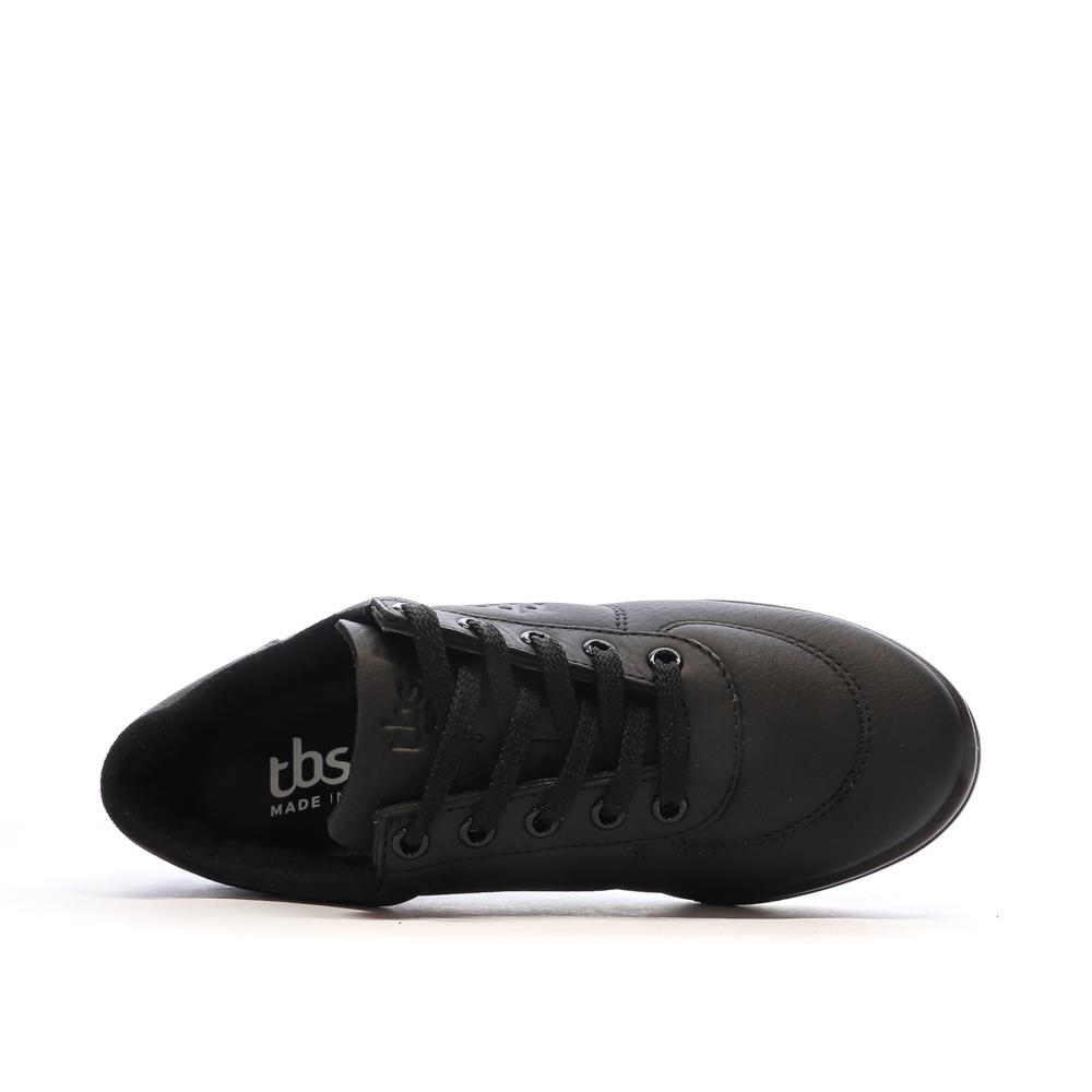 Zapatos de mujer de cuero negro TBS Brandy ver 4
