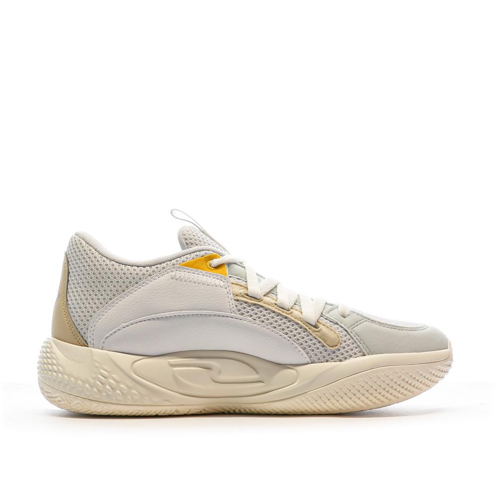 Puma Court Rider Basketball Shoes White - Image 2
