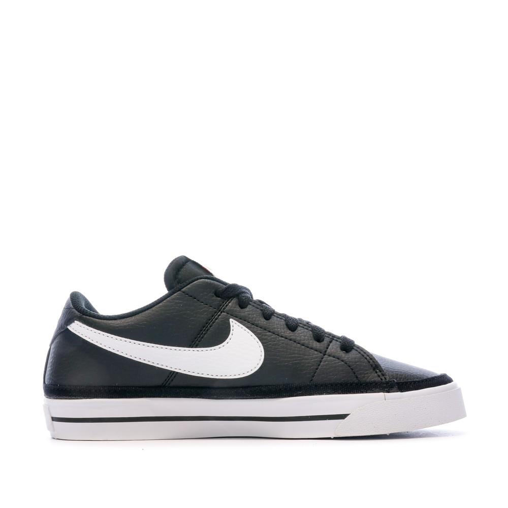 Baskets Noir Femme Nike Court Legacy vue 2
