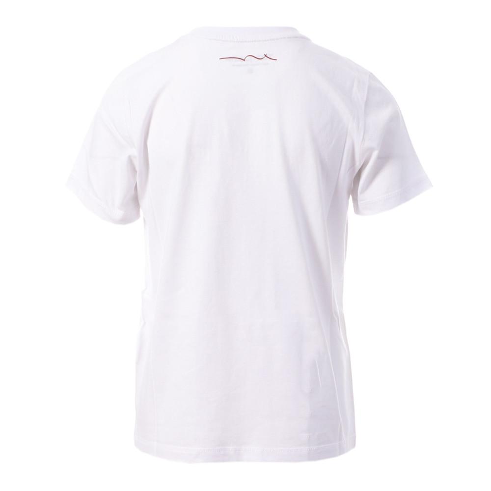 Teddy Smith Evan Boy's White/Logo T-Shirt Photo of the Espace des Marques %store% store - view of %key%