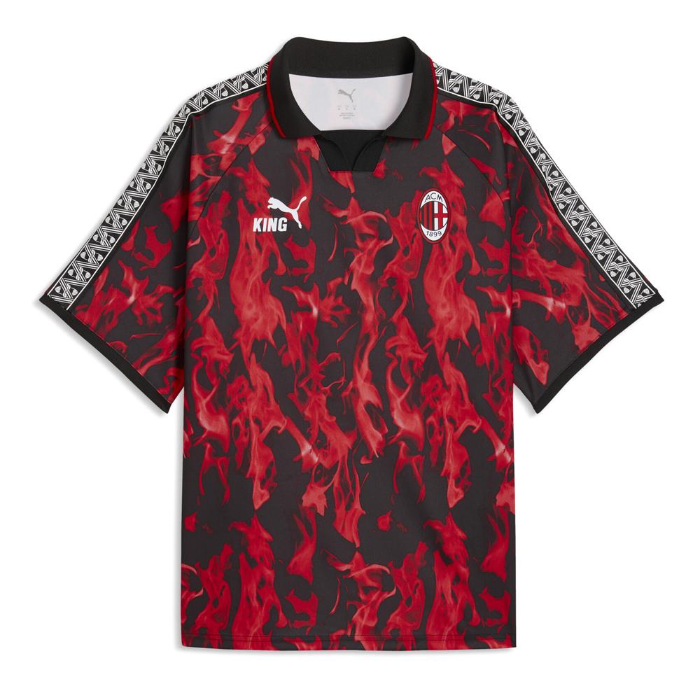 Milan Maillot de football Noir/Rouge Homme Puma Acm King pas cher