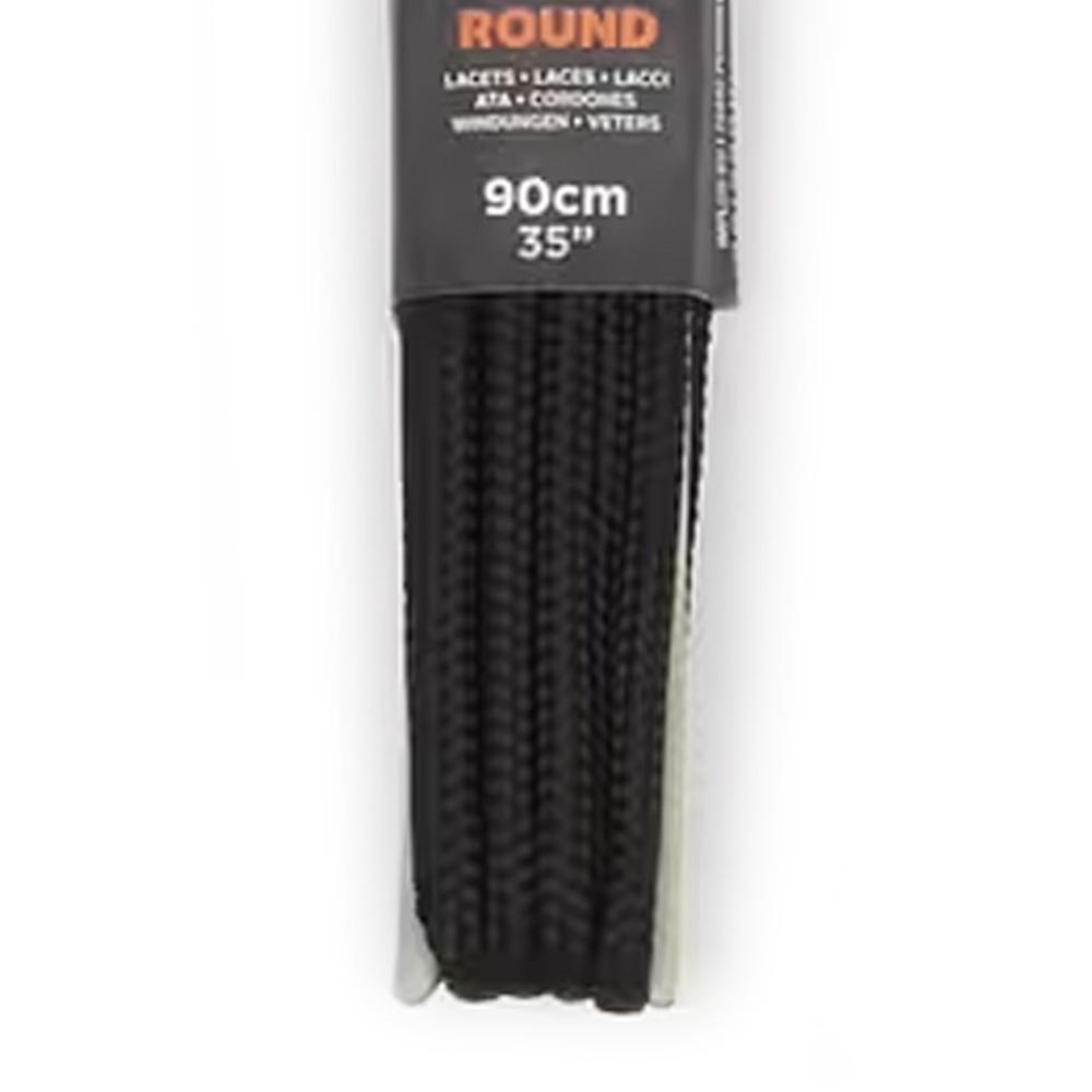 Schnürsenkel Schwarz Männlich Sofsole Dring Round Black 90 Cm Ansicht 2