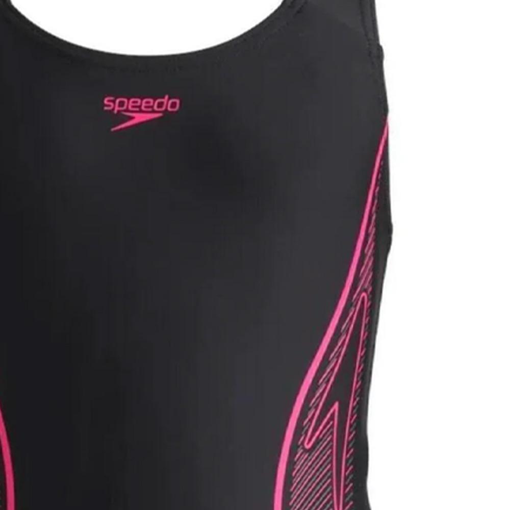Maillot de bain Noir/Rose Fille Speedo Msbk vue 2