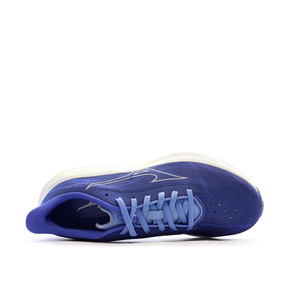 Chaussures de Running Bleues Femme Mizuno Neo Cosmo vue 4