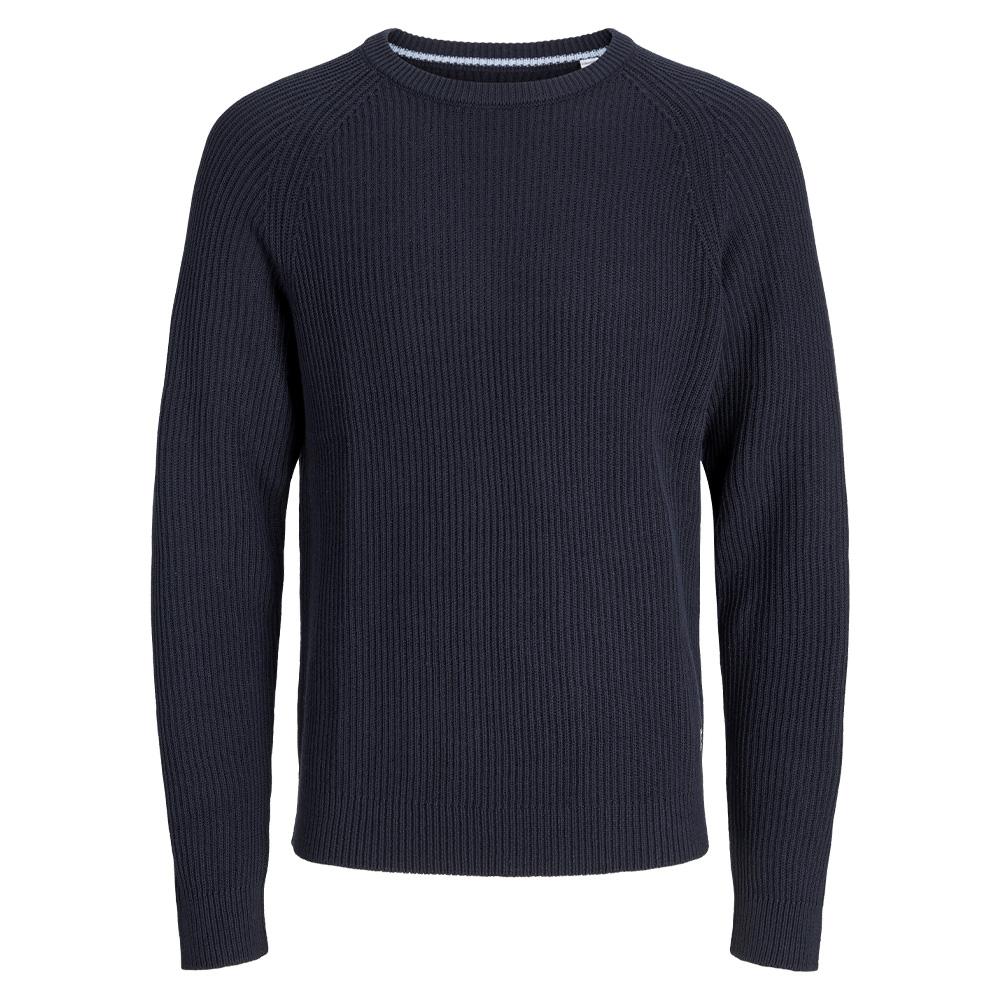 Herren-Strickpullover in Marineblau von Jack & Jones Pannel günstig