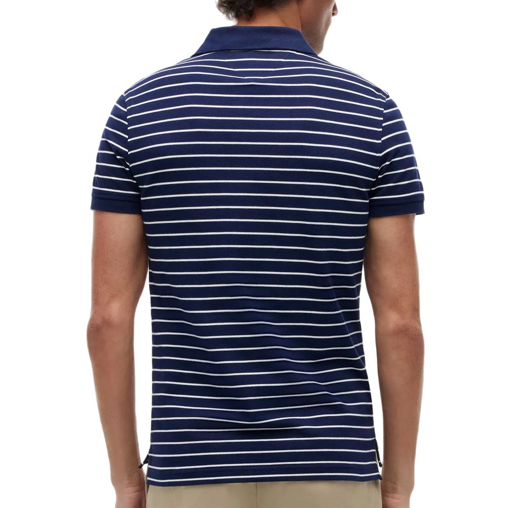 Polo Marine/Blanche Homme Tommy Hilfiger 1985 vue 2