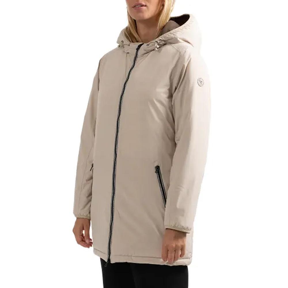Parka beige para mujer Sun Valley YATTAX barato