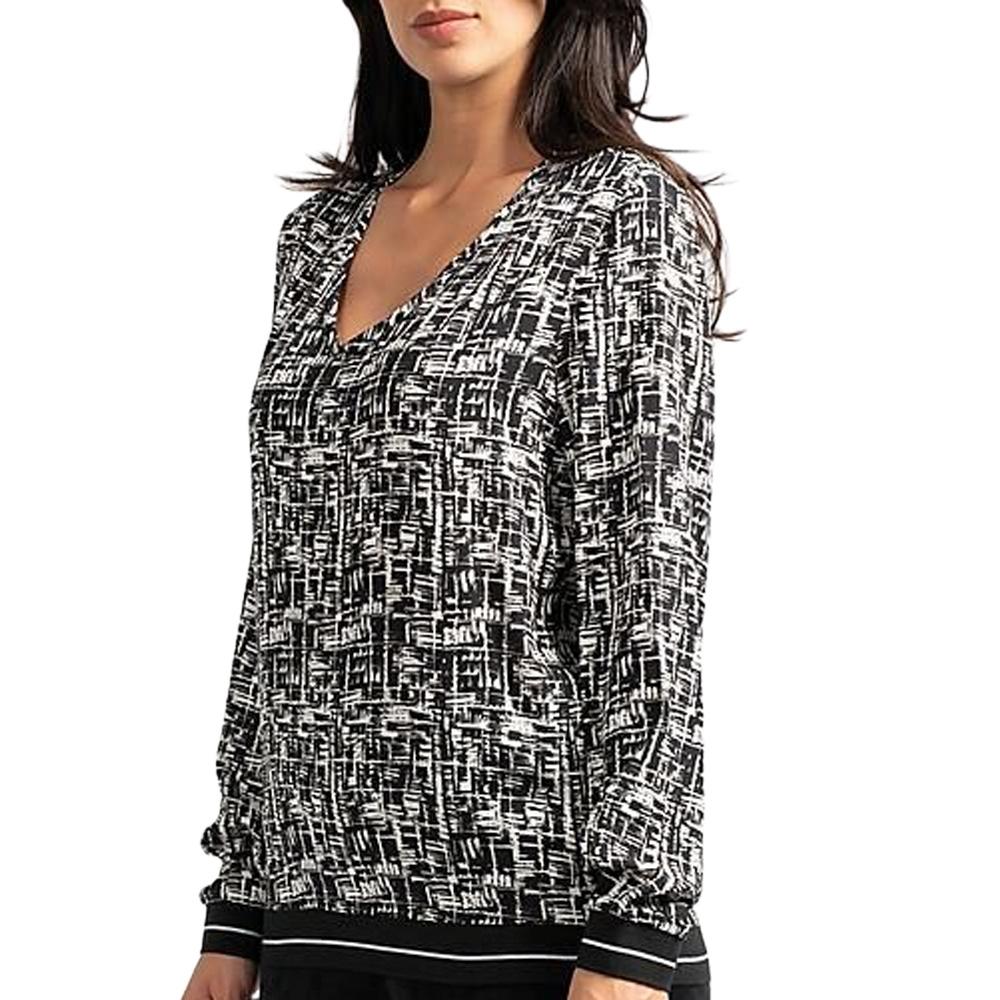 Sun Valley RAFF Women’s Black/White Blouse affordable