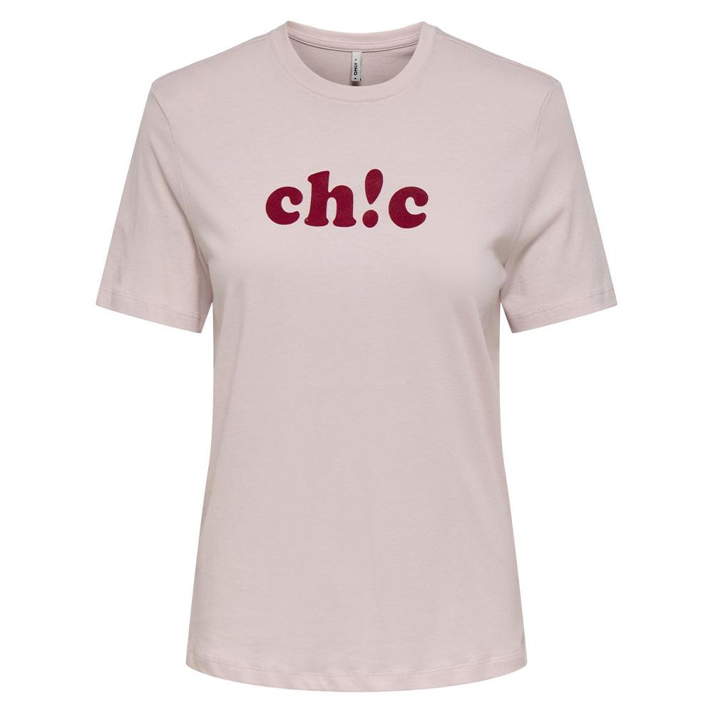 Rosa Damen-T-Shirt Only Lola günstig