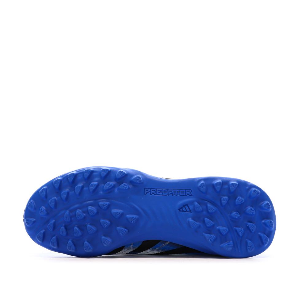 Chaussures de Foot Noir/Bleu Junior Adidas Predator League FT vue 5