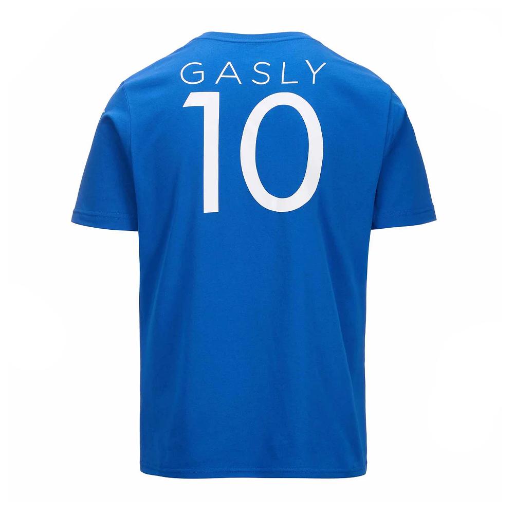 Camiseta deportiva Kappa Ardlo Gasly Alpine F1 Azul Hombre ver 2